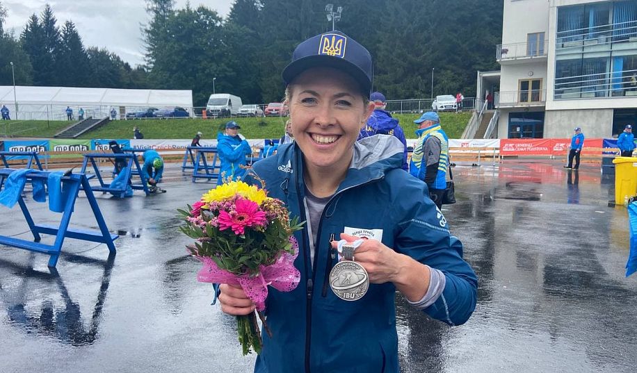Юлия Джима взяла серебро на Чемпионате мира по летнему биатлону
