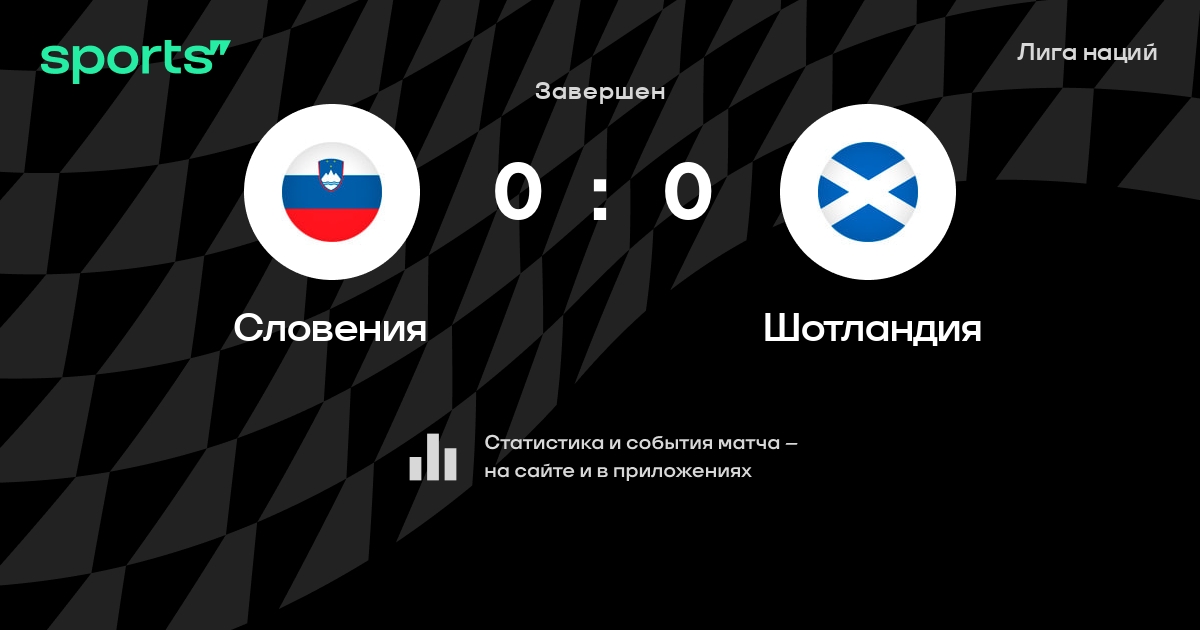 Шотландия встречает Словению в Лиге наций